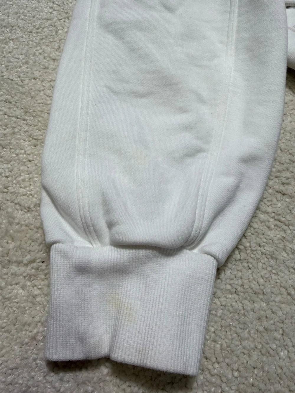 Lululemon Perfectly Oversized Crew Cotton Terry Sweatshirt Crewneck White Large